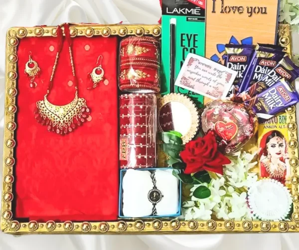 red color jandani saree